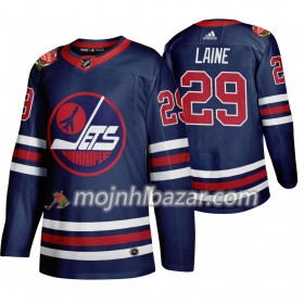 Dresovi Winnipeg Jets Patrik Laine 29 Adidas 2019 Heritage Classic Navy Authentic - Muške